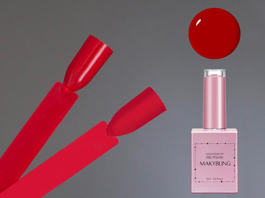 15ml Red Gel polish/ Bright pure solid color Nails/ Crimson Cherry Red Velvet Soak off UV/Led Gel polish Manicure Pedicure
