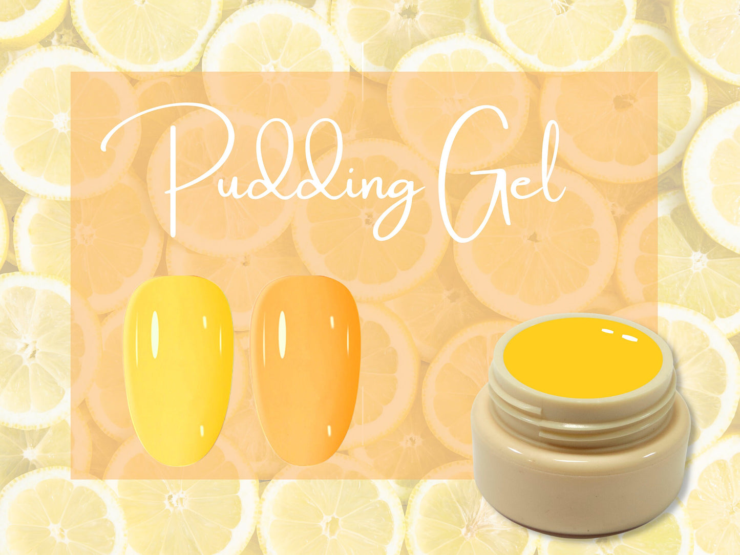 5g Solid Jelly UV Gel Nail Art /Bright Yellow Sunflower Lemon Pudding UV Gels Creamy Gel Manicure Pedicure Nails Polish Happy Summer Color