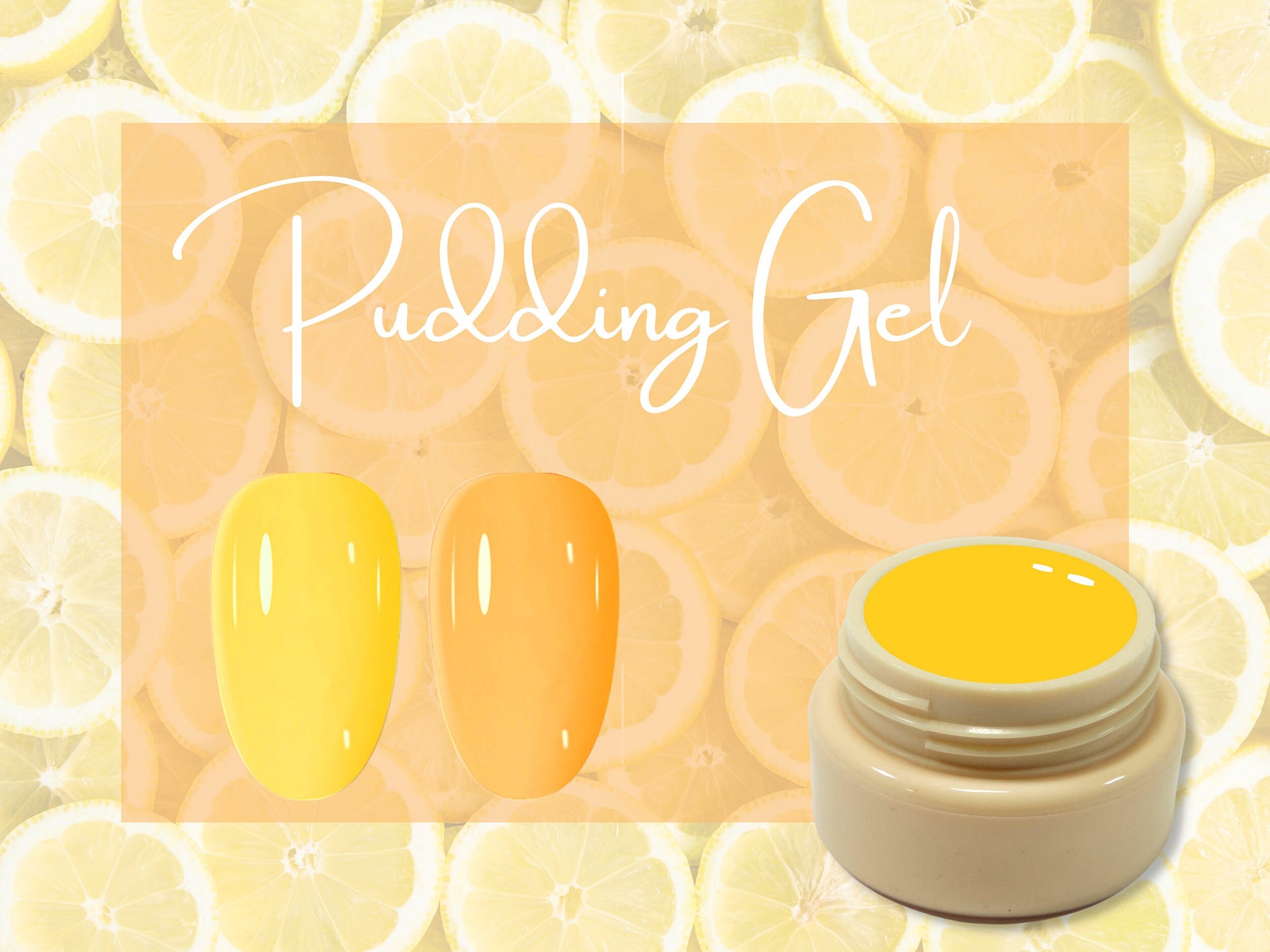 5g Solid Jelly UV Gel Nail Art /Bright Yellow Sunflower Lemon Pudding UV Gels Creamy Gel Manicure Pedicure Nails Polish Happy Summer Color