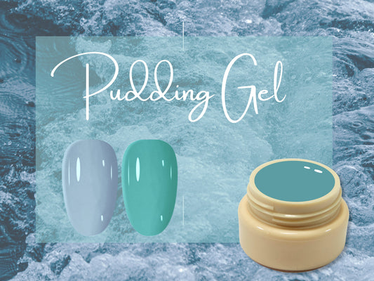 5g Solid Jelly UV Gel Nail Art /Steel Blue Turquoise Air force Pudding UV Gels Creamy Gel Manicure Pedicure Nails Polish Mature Nail color