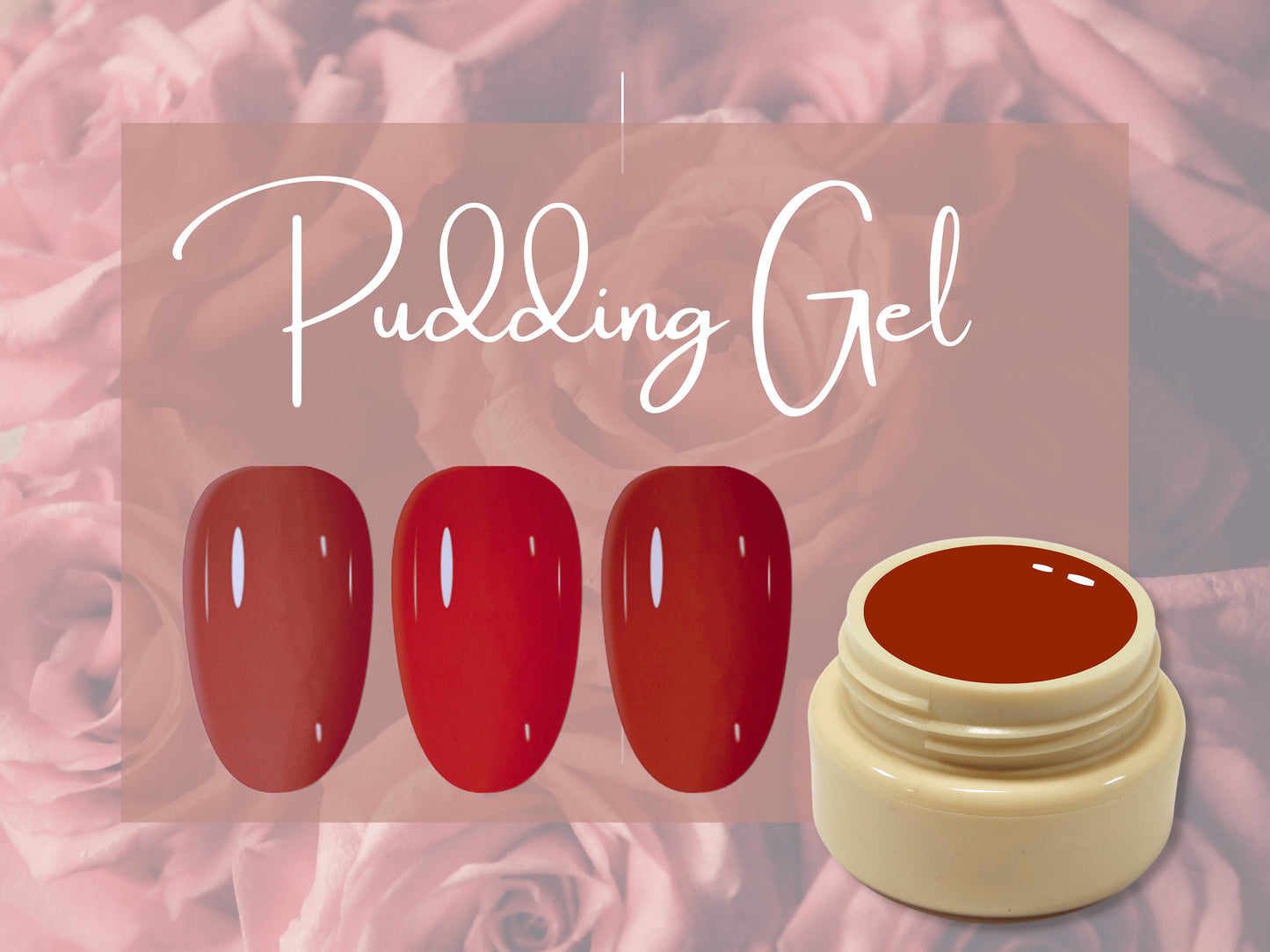5g Solid Jelly UV Gel Nail Art /Burgundy Red Beans Rose Wine Nails Pudding UV Gels Creamy Gel Manicure Pedicure Nails Design Reds Color