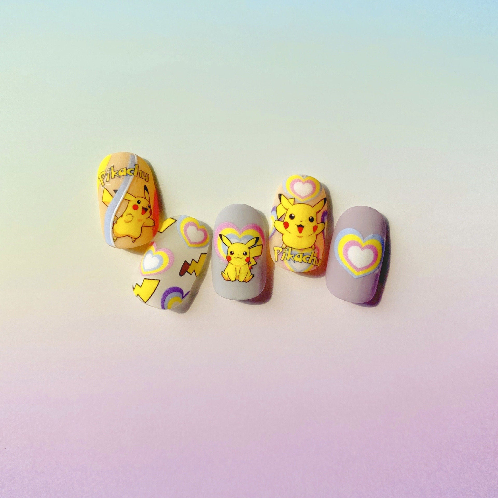 Pokemon nail sticker
