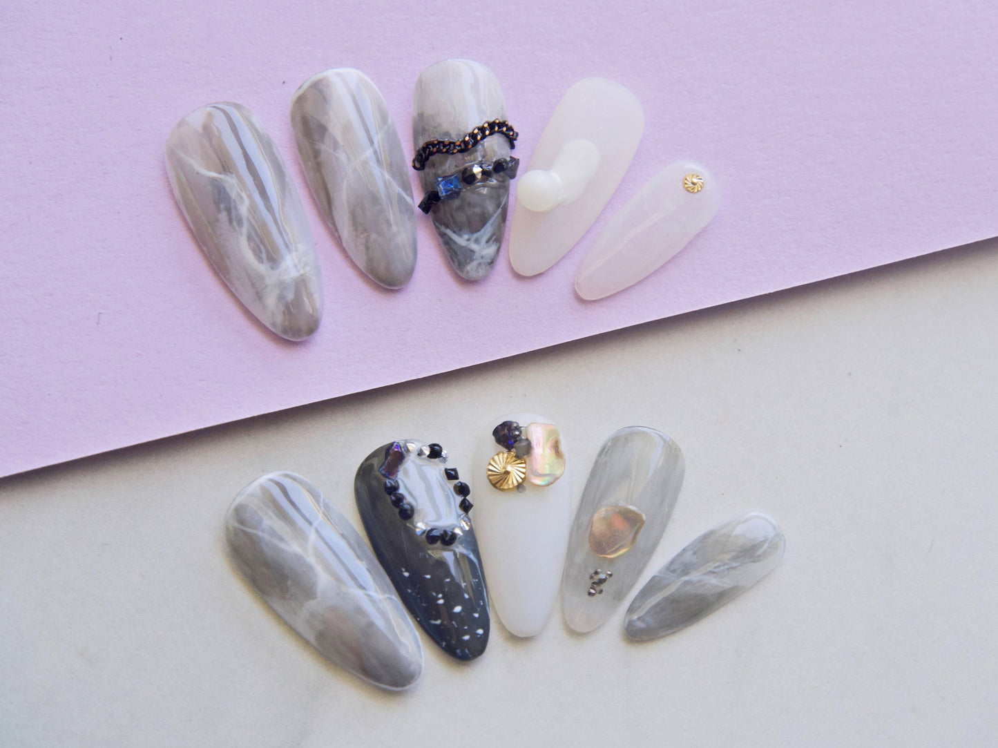 Mixed Sea shell flakes nail decoration/Irregular Pinctada albina Nail flakes DIY nail deco