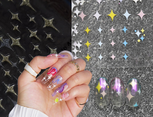 Twinkle, winkle, little star nail stickers