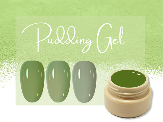 5g Solid Jelly UV Gel Nail Art /Green Matcha Pudding UV Gels Creamy Gel Manicure Pedicure Nails Polish Fresh Summer Nails Art