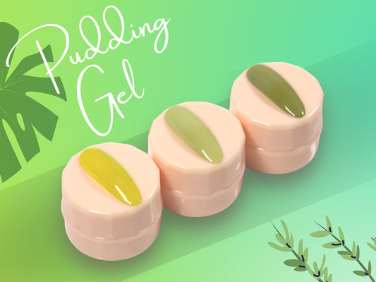 3pcs Solid Jelly UV Gel Nail Art /Refreshing Green suit Gel Polish/ Olive Avocado lime Greens Pudding UV Gels Creamy Gel Manicure Pedicure