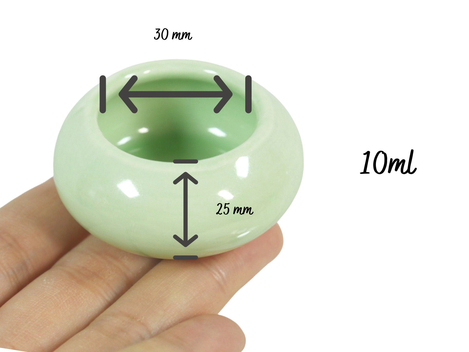 10ml Ceramic Nail System Cup/ Nails Art Liquid Storage Cleanser Jar with Lid/ Nail Brush Cleansing Cup with Lid Salon Manicure Tool