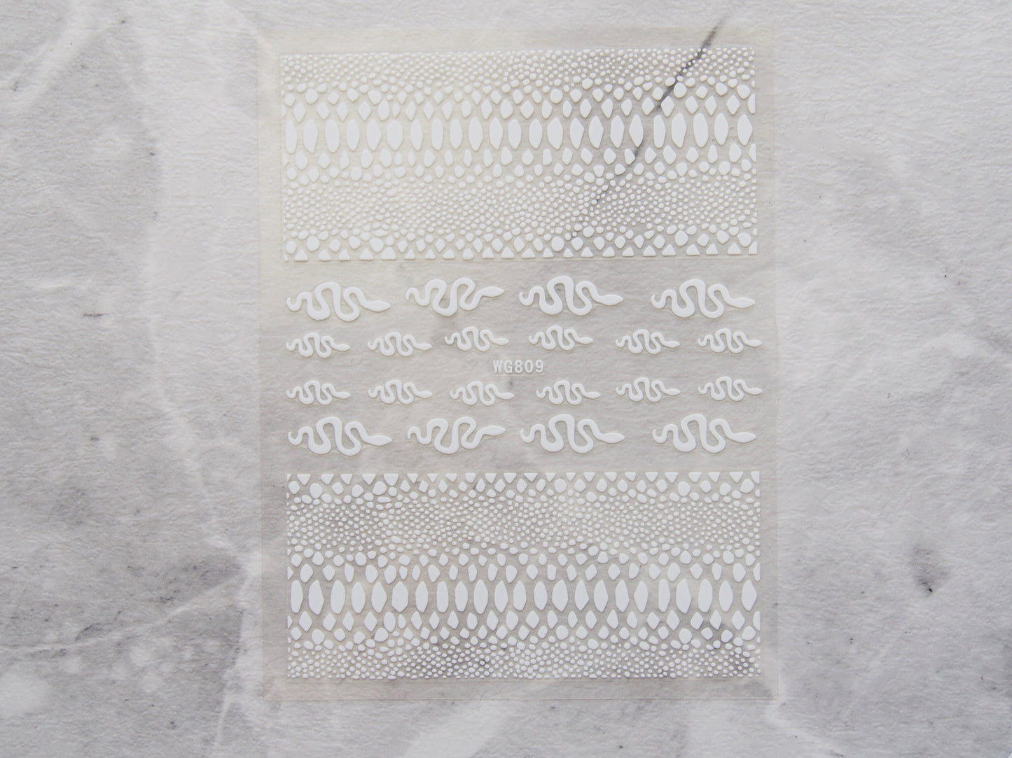 Snake Nail Stickers/  Python Skin texture Nails Self Adhesive Decals/ Crocodile Pattern Aligator Skin nails supply