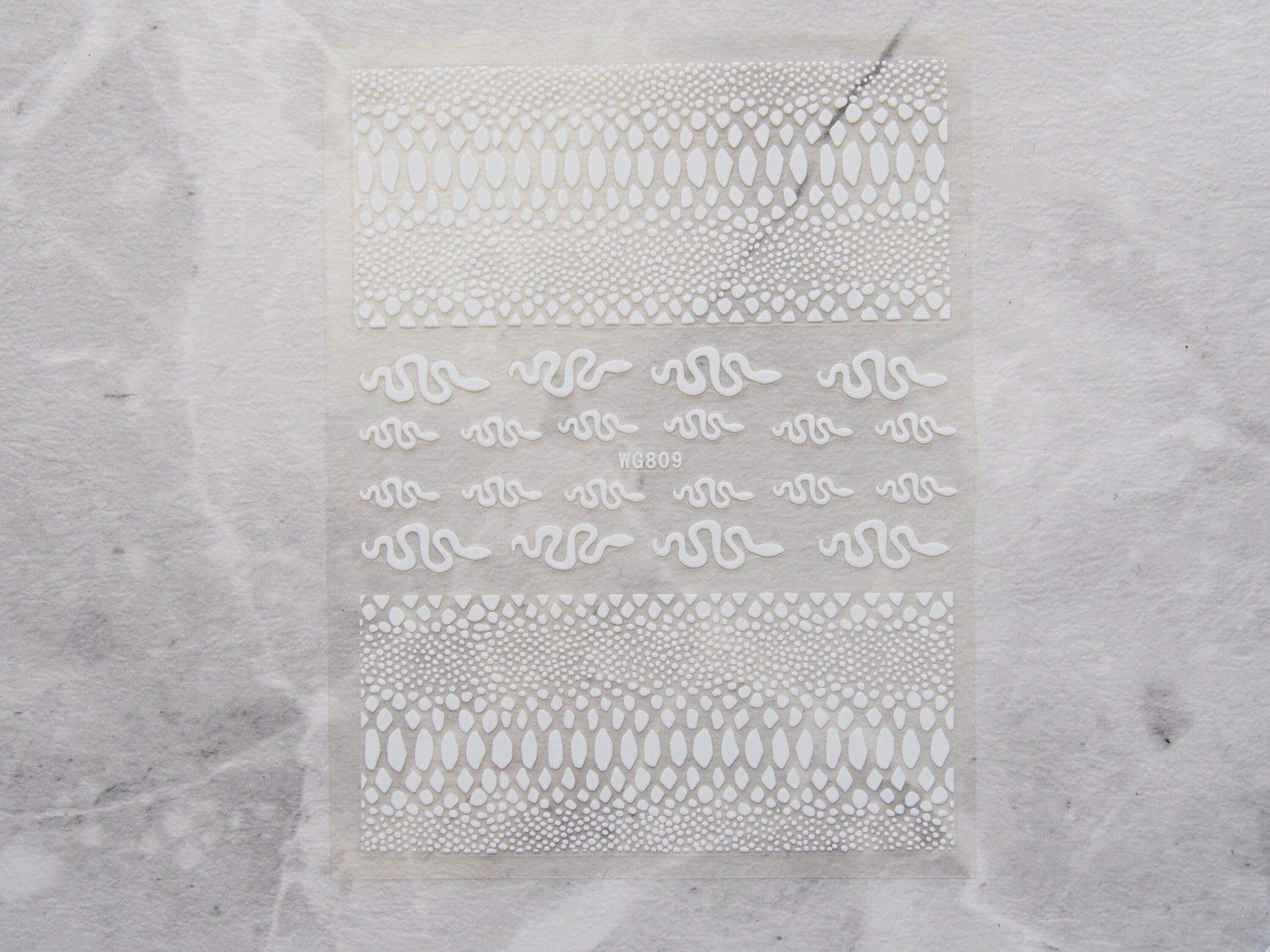 Snake Nail Stickers/  Python Skin texture Nails Self Adhesive Decals/ Crocodile Pattern Aligator Skin nails supply