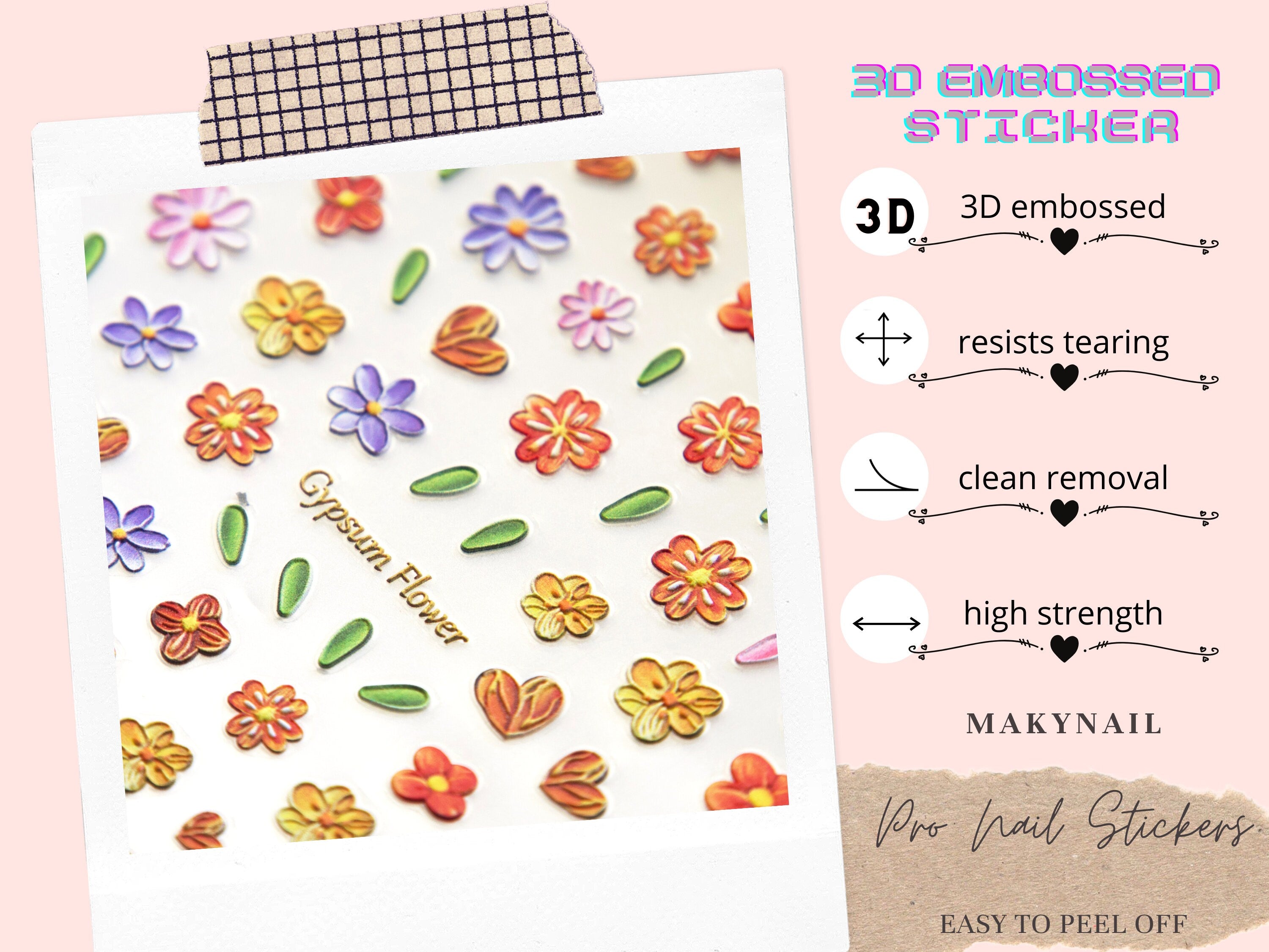 Eco FriendlyHolographics 3D Nail Sticker Gold Nail Transfer Stickers Lines  Strip Nail Art Decals Sunflower Wraps Art Decoration From Turecolorwig,  $10.56 | DHgate.Com