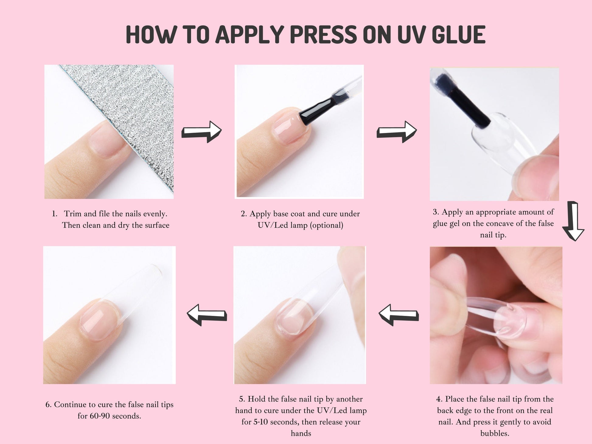 15ml Press on Nail Tips UV Glue – MakyNailSupply