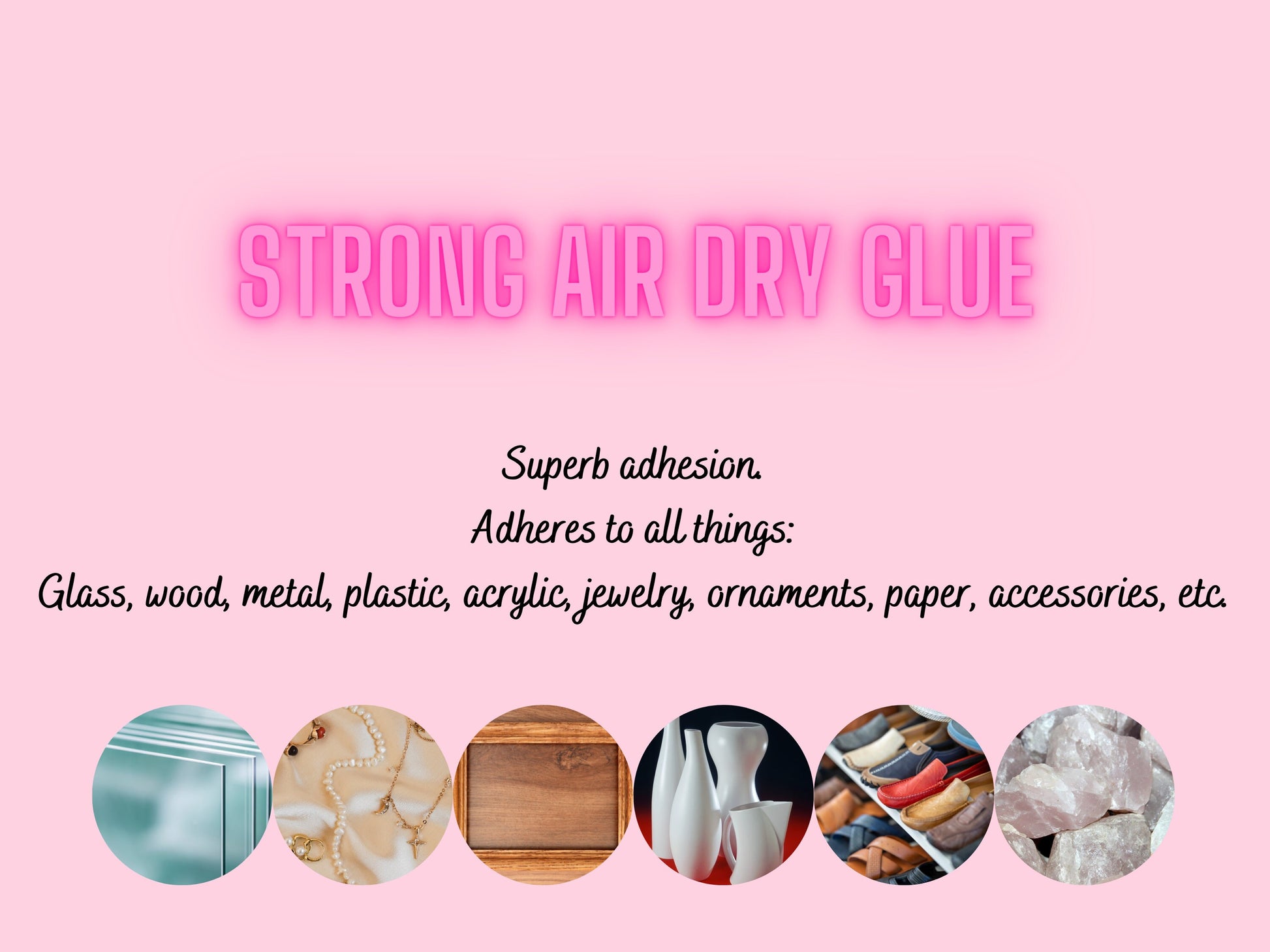 20ml Air Dry Super Glue/ Professional Grade Multi purpose Adhesive for Plastic, Wood  Glass Jewelry DIY Crafts