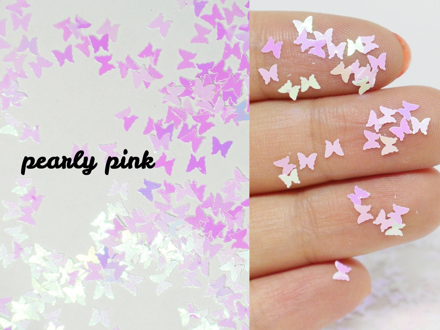 Halo Butterfly Glitter/ Nail Flakes DIY Laser Sequins/Fairy Tale rainbow starry butterfly nail polish UV gel supply/ resin crafts sequins