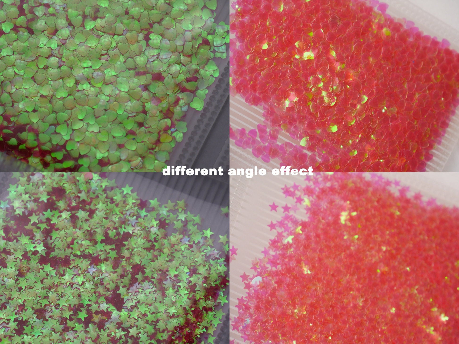 3g Mini Star Glitter Nail Flakes 3D DIY laser Sequins/ 3mm Halo Star Shaped Sequins Flakes for Nail Gel UV Resin Nail Polish