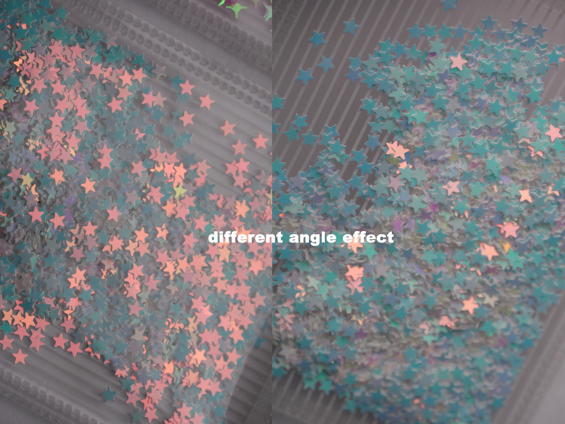 3g Mini Star Glitter Nail Flakes 3D DIY laser Sequins/ 3mm Halo Star Shaped Sequins Flakes for Nail Gel UV Resin Nail Polish