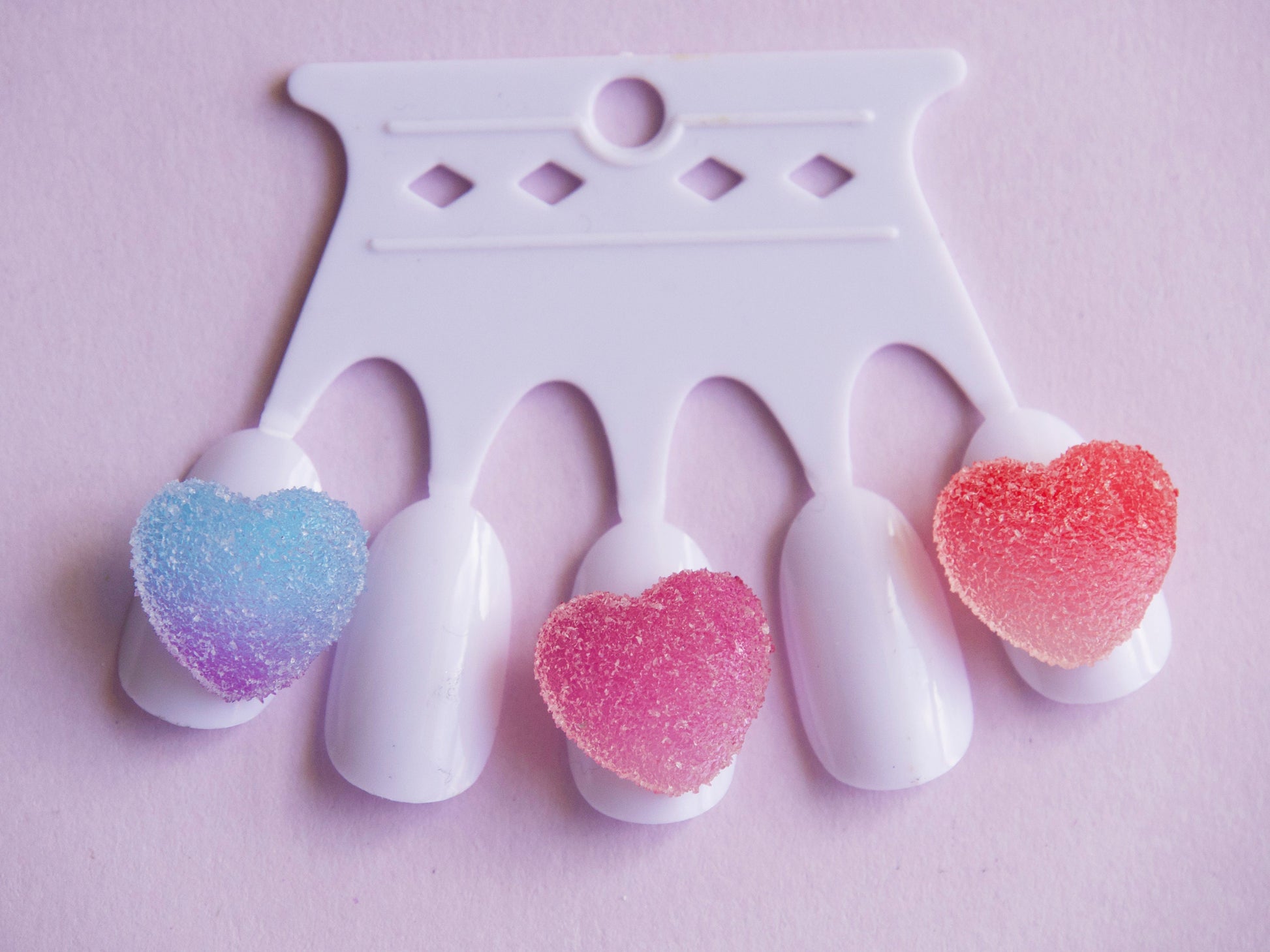 13pcs Candy Gummy Heart Candy Decal/ Sour Jelly Heart 3D Decals 