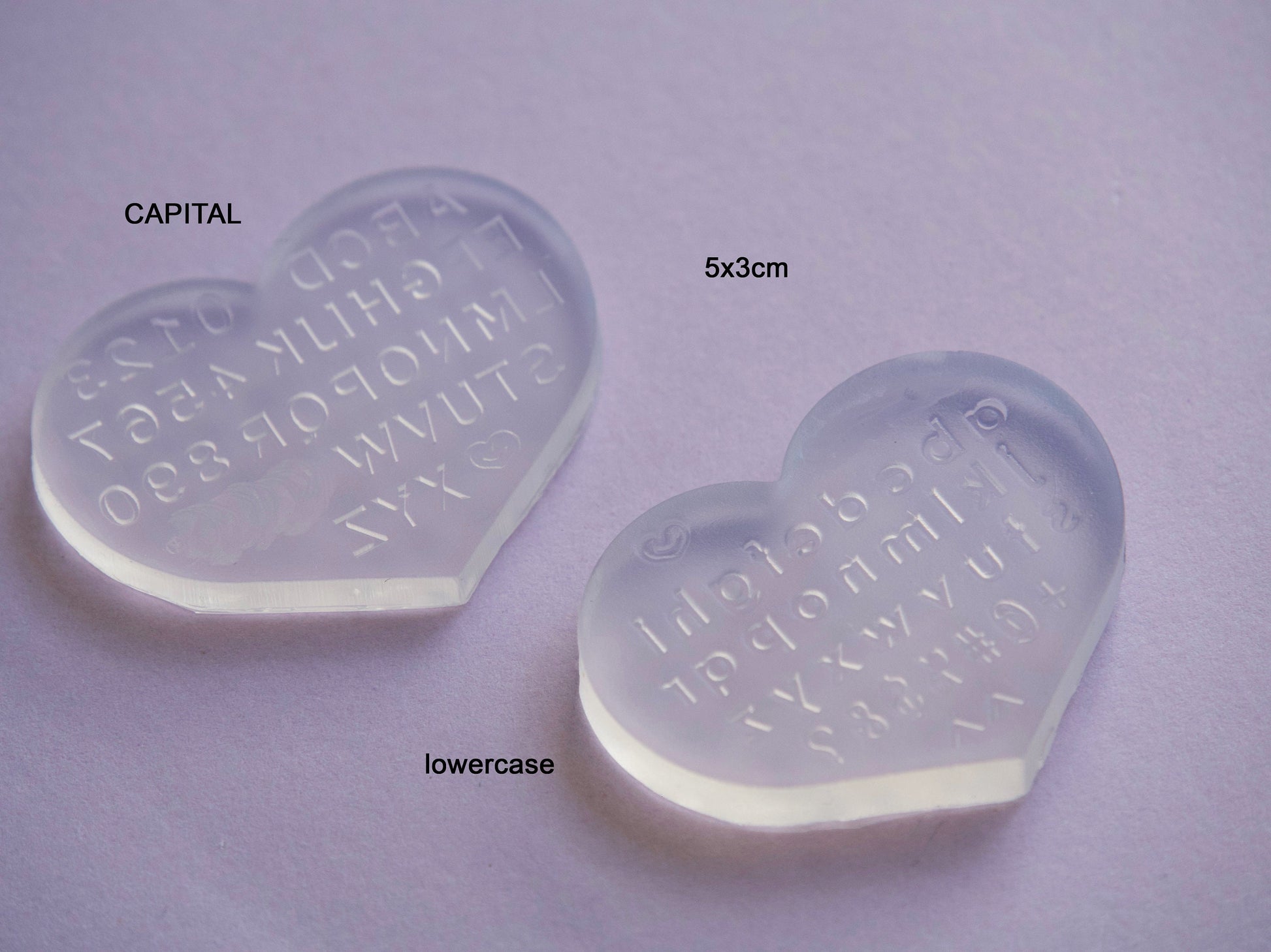 A-Z alphabet Mould for Nail Art DIY Decal Design