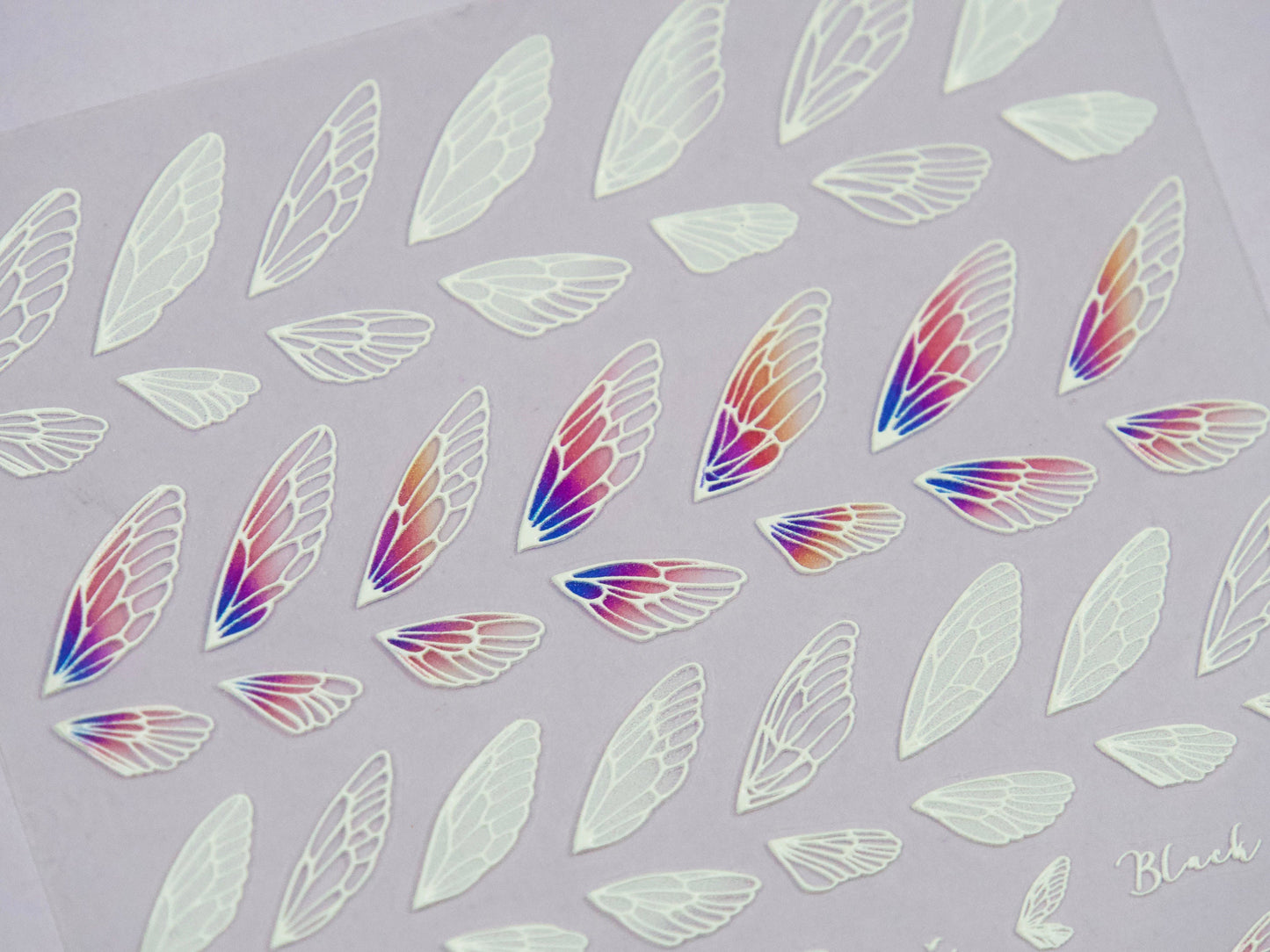 Butterfly Wing Sticker Nail Art