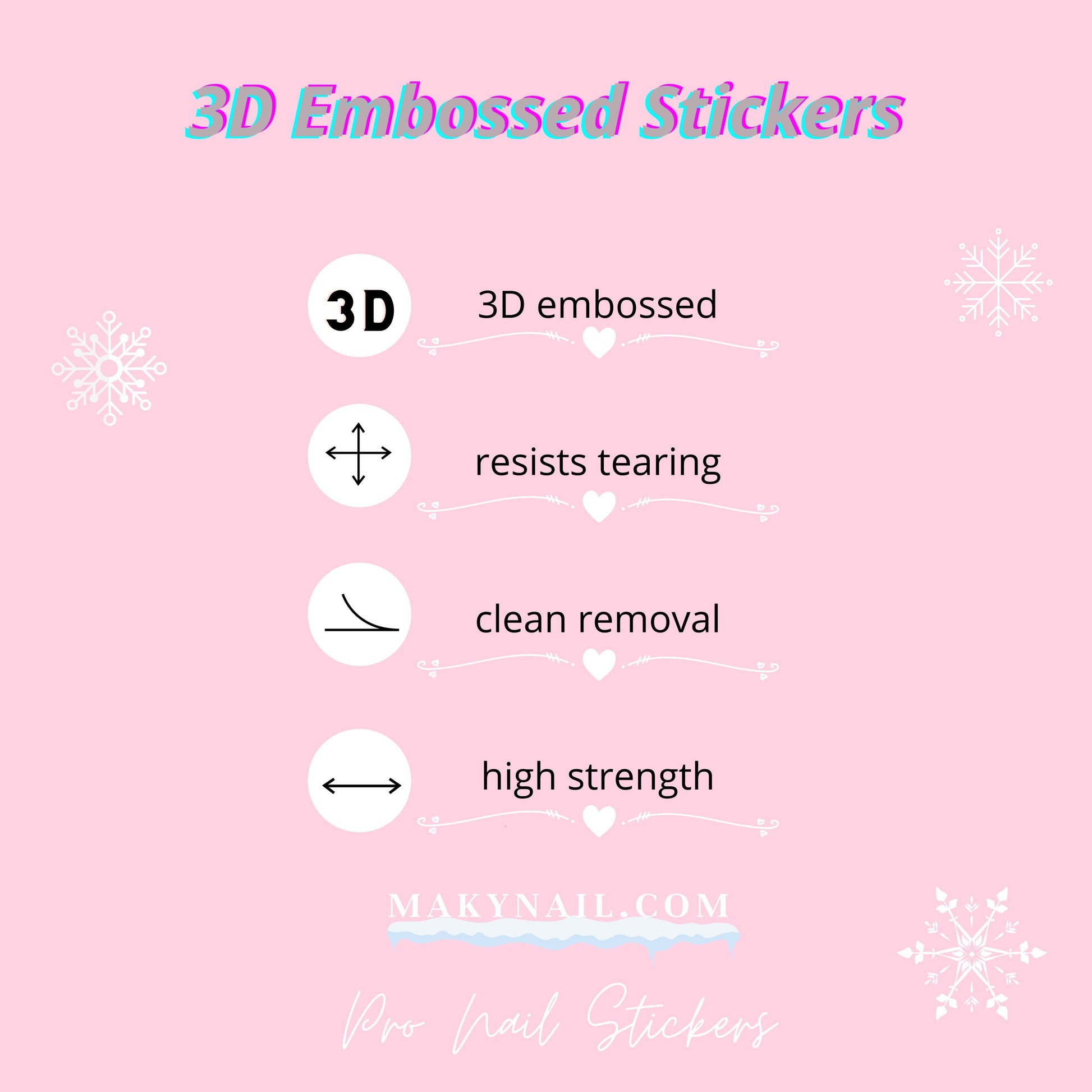 3D Embroidery Butterfly Sticker Nail Art