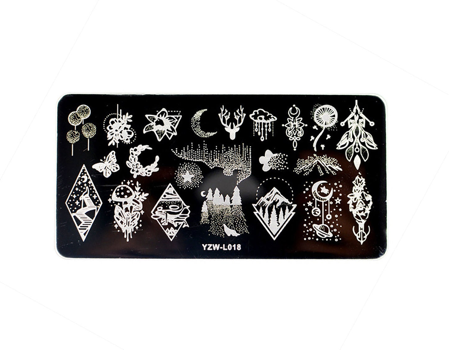 Winter Spiritual Nail Art Stamping Image Plates