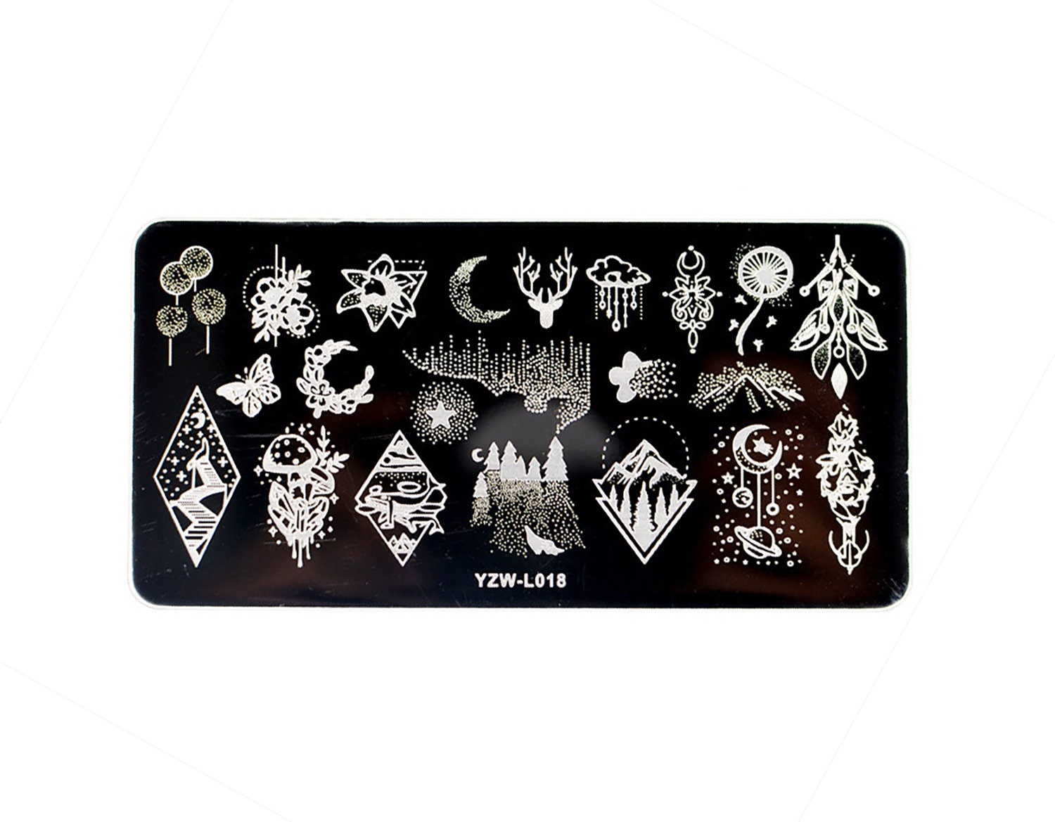 Winter Spiritual Nail Art Stamping Image Plates