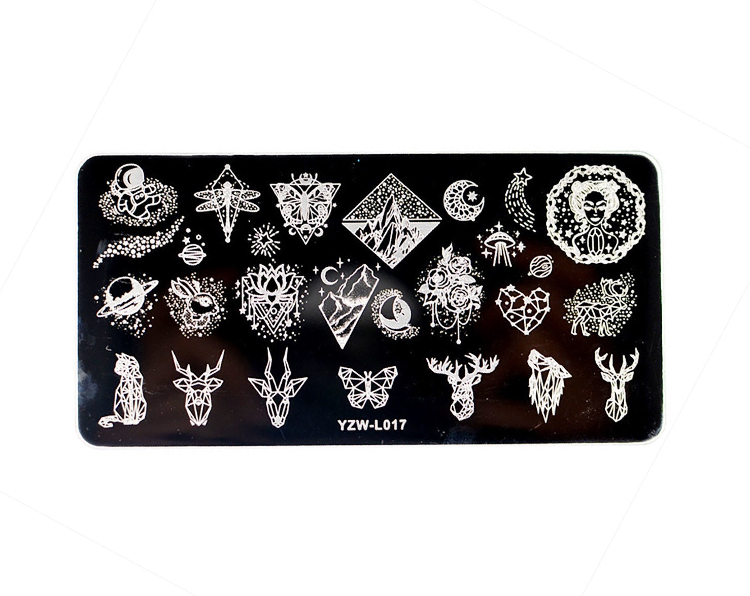 Winter Spiritual Nail Art Stamping Image Plates