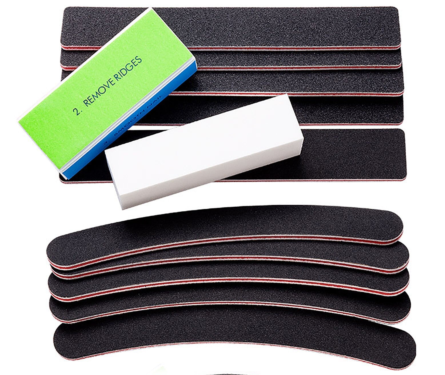 12pcs Nail Art Care Buffer Buffing Sanding Block and Buffing paste set/ Files Grit Acrylic manicure Tools/ Manicure Tools Kit