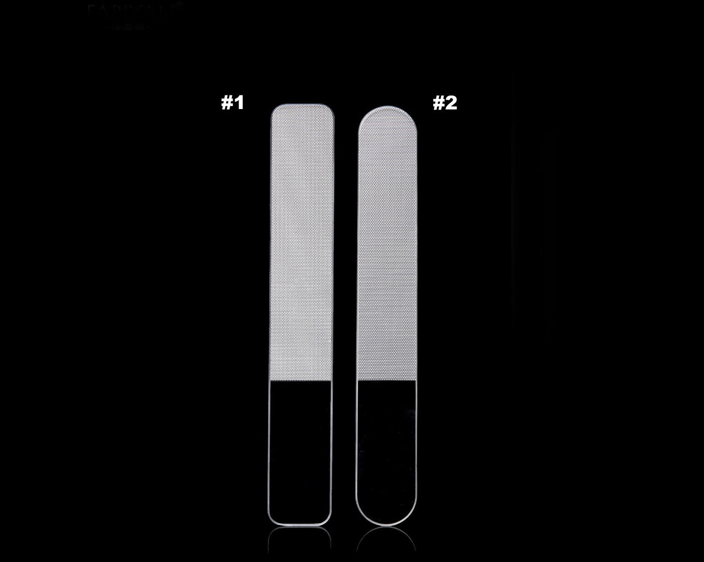 Nano Glass Nail File Buffer/ Clear Crystal Buffing Sanding Stick with Case Grinding Polishing Strips/ Permanent Use Manicure Pedicure Tool