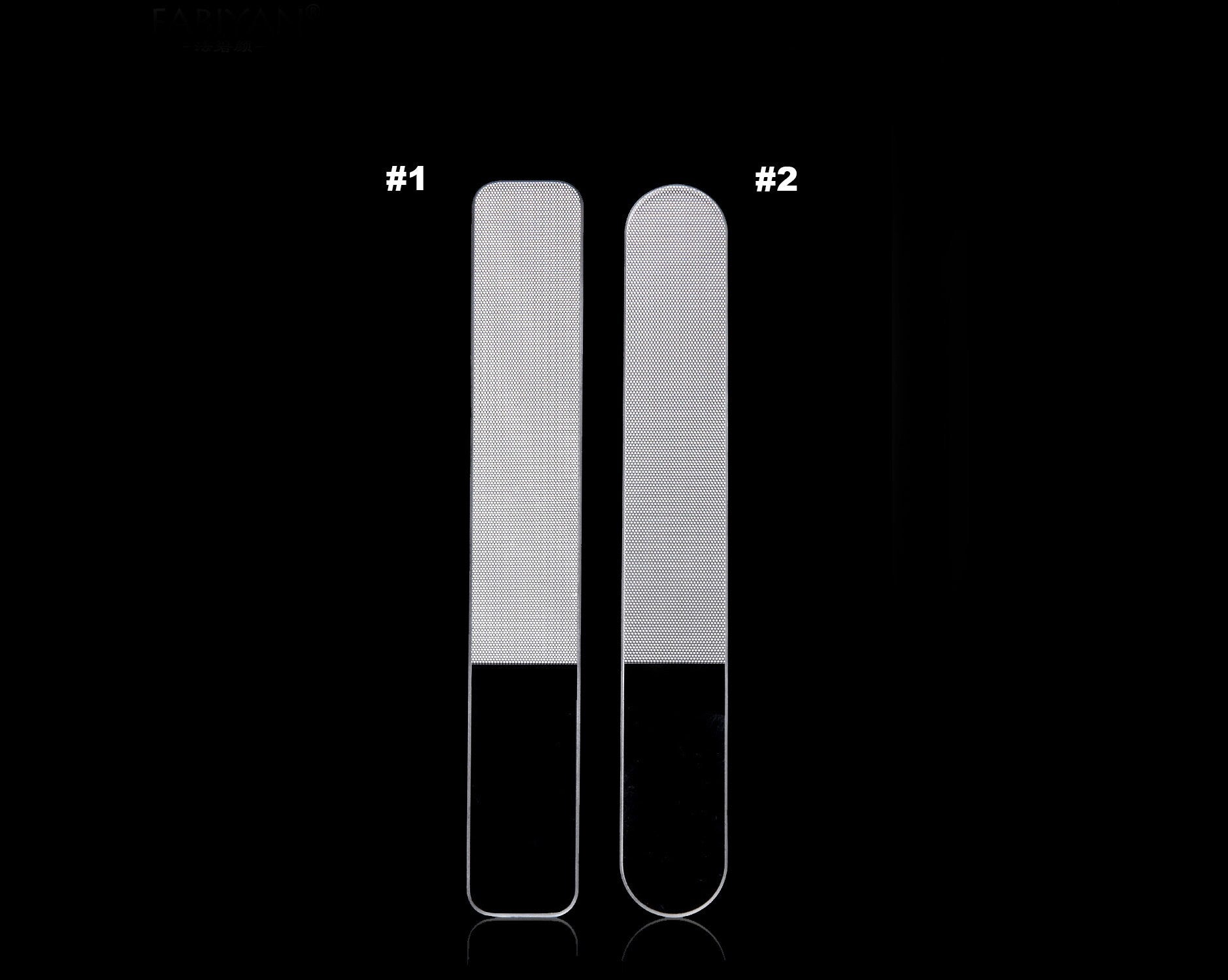 Nano Glass Nail File Buffer/ Clear Crystal Buffing Sanding Stick with Case Grinding Polishing Strips/ Permanent Use Manicure Pedicure Tool