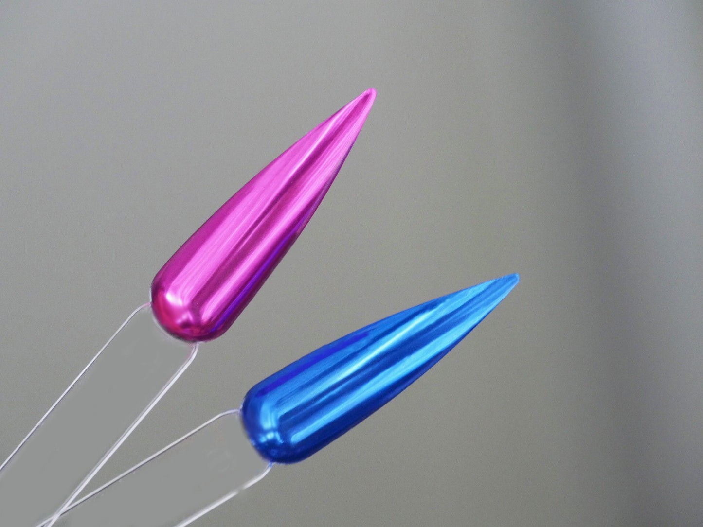 Rose & Royal Blue Metallic Mirrored Chrome Powder