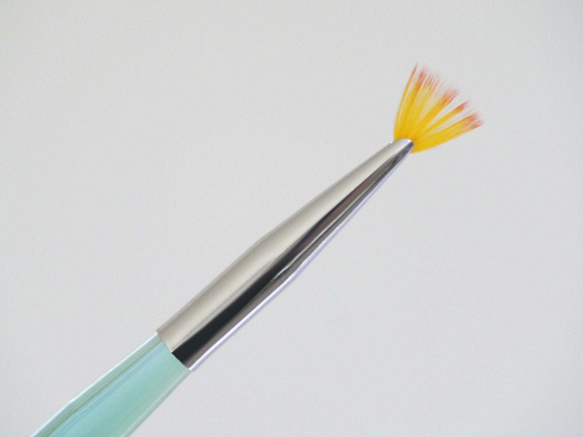 Ocean Blue Fan Brush for Nail Art