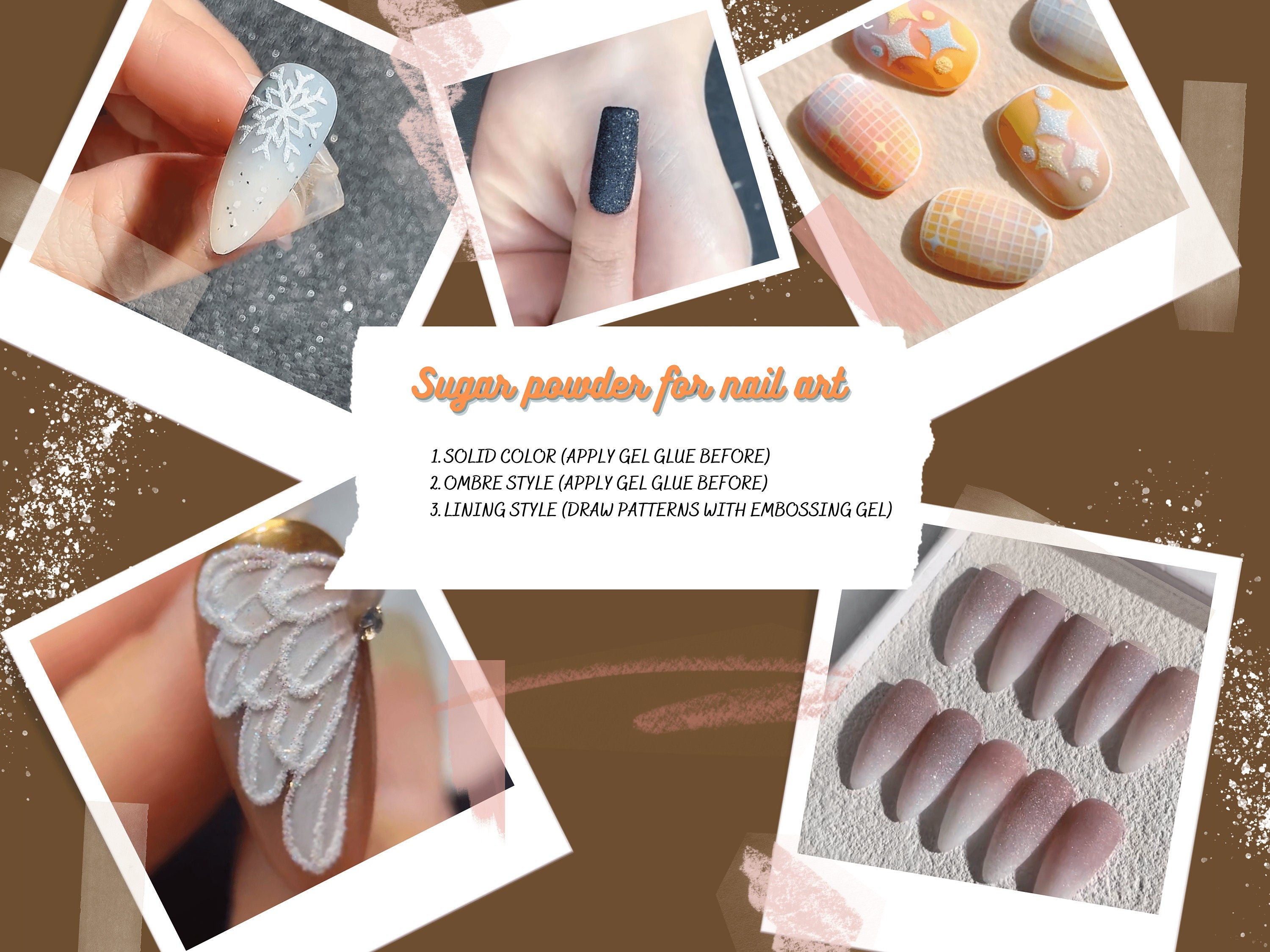 Neon sugar crush nails | Sugar nails, Nail art, Fancy nails