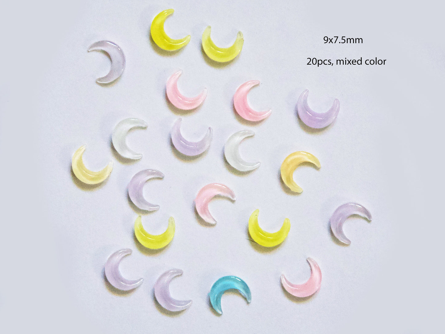 20pcs Sailor Moon Crescent Nail Decal