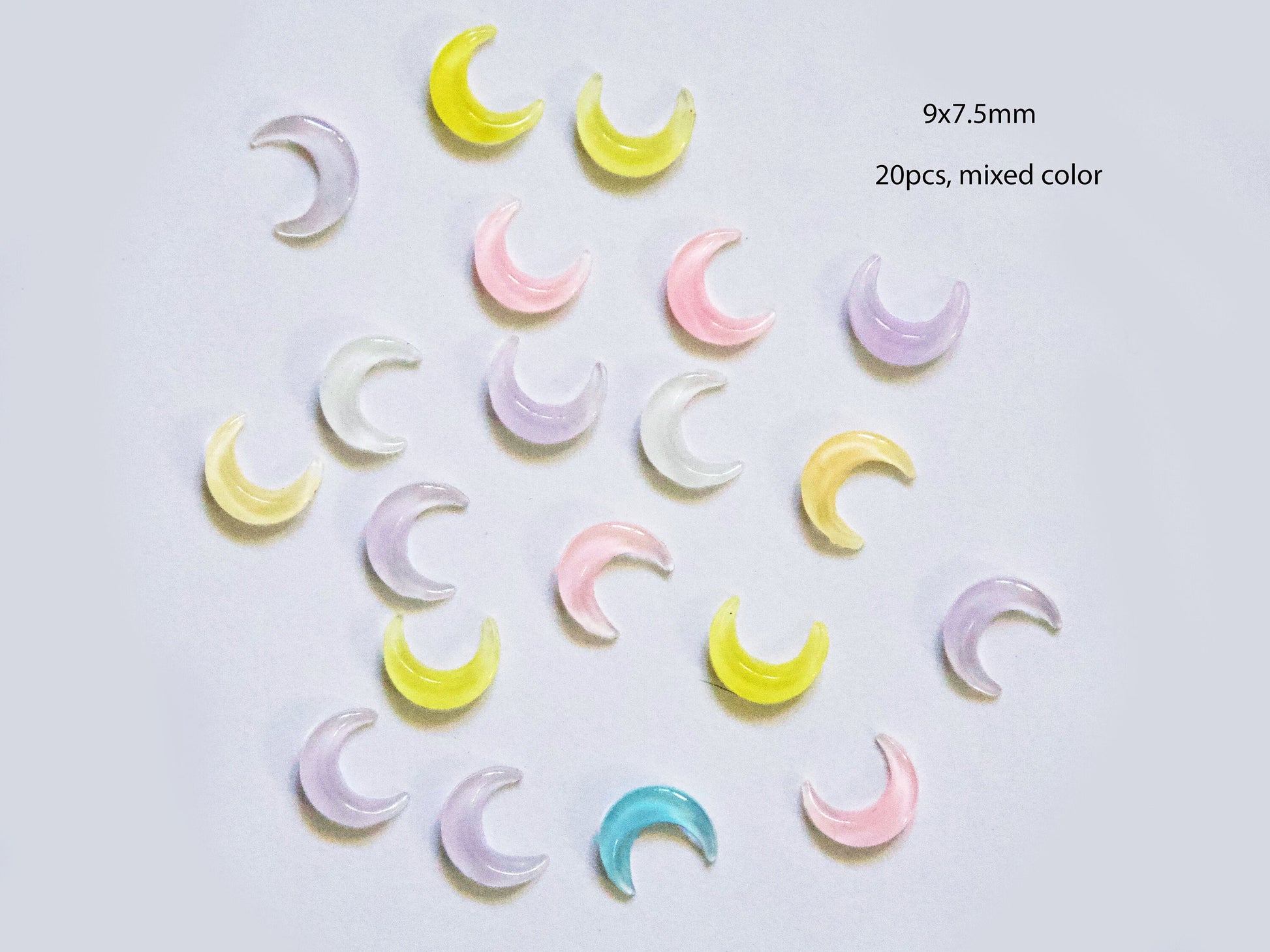 20pcs Sailor Moon Crescent Nail Decal