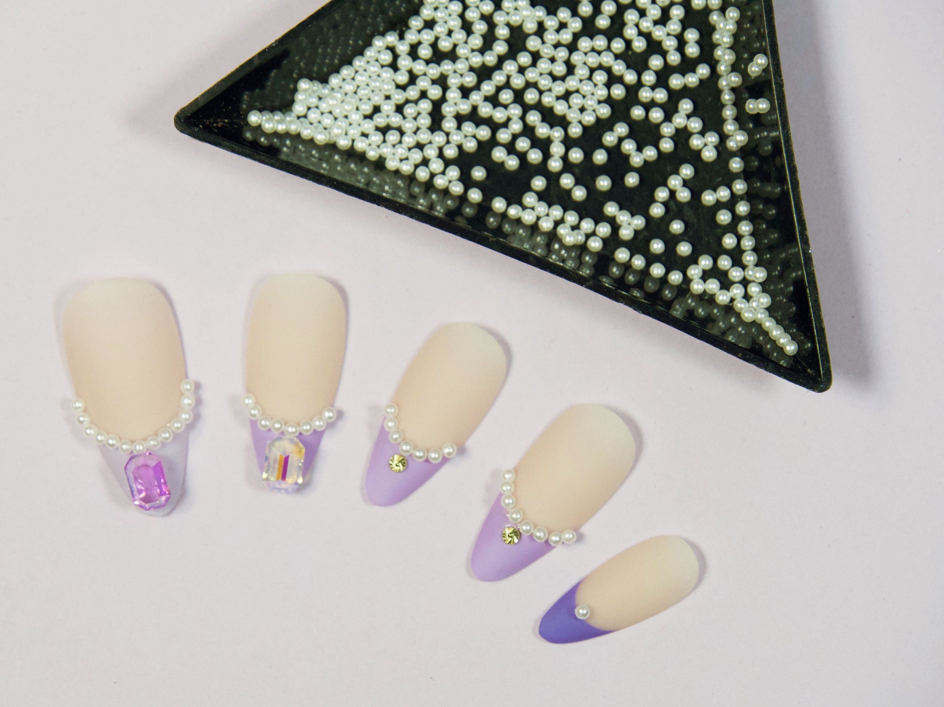 1000pcs Very Tiny Solid Pearl Sphere Nail Decals