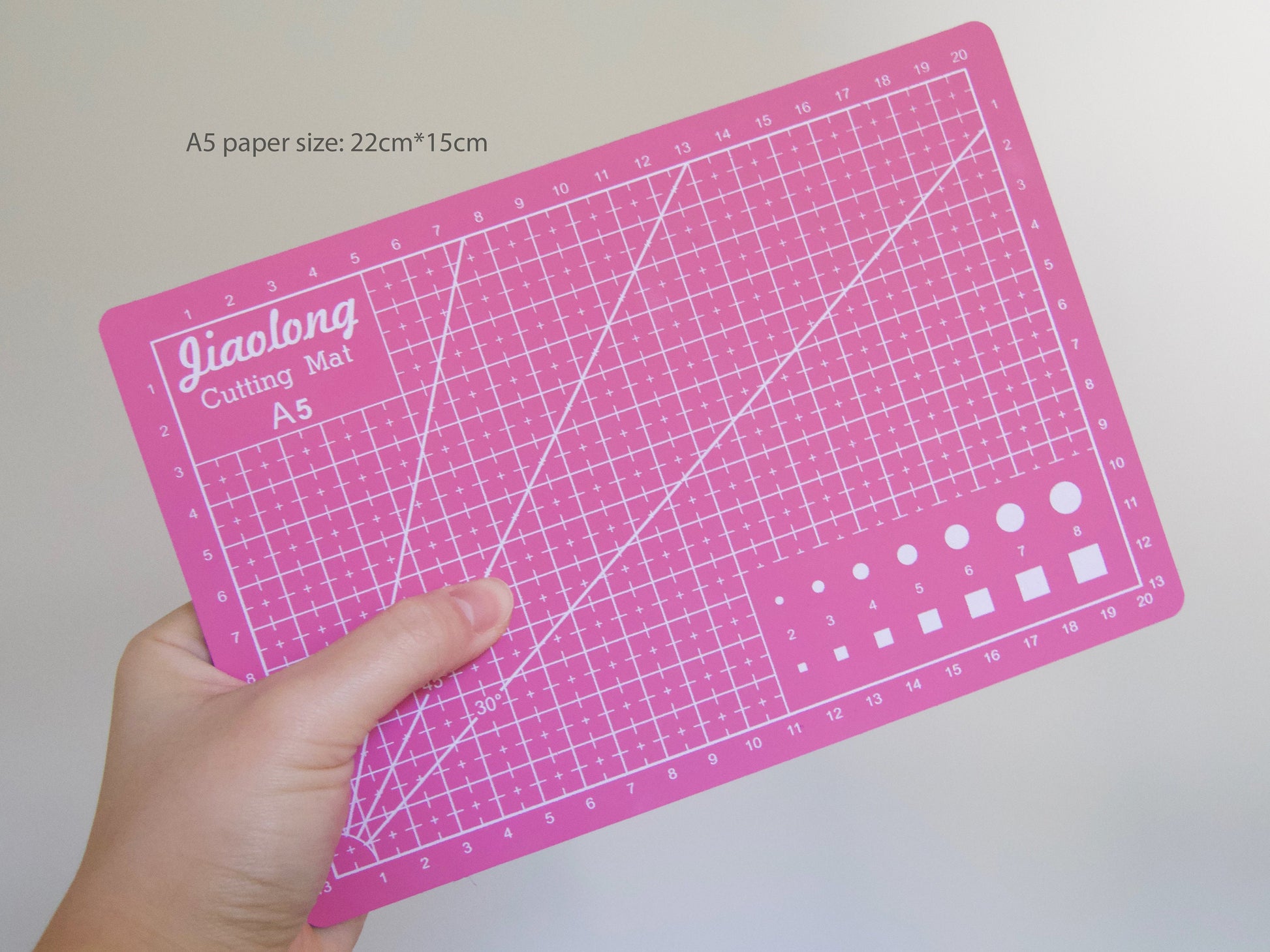 A5 20x13cm Pink Cutting Board