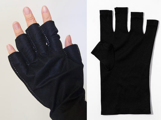 2 pairs UV Resistant Fingerless Gloves