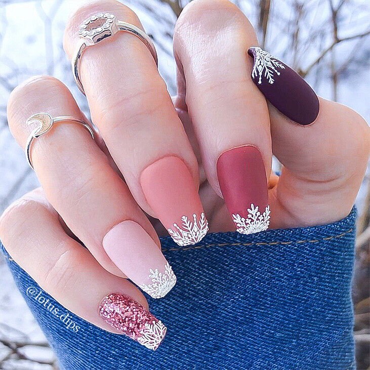 3D Embossed Christmas White Nail Stickers/ Snow Flake Nails/ Wedding Bride Laces Nail Art Peel off stencils/ Butterfly Retro Renaissance