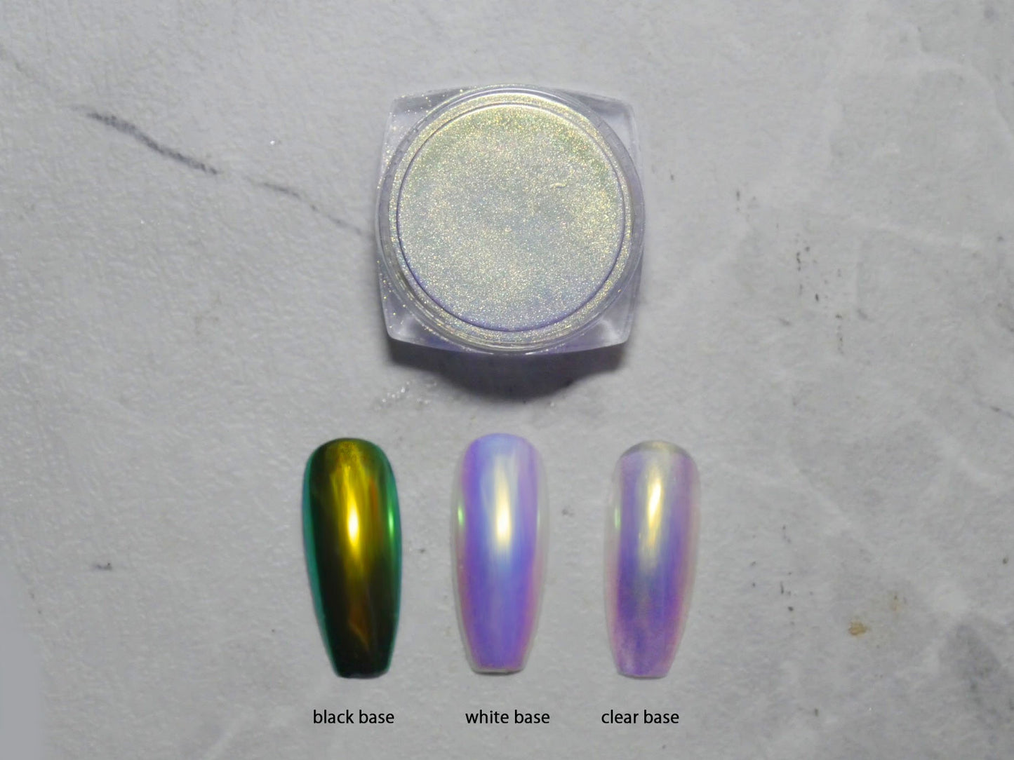1 case Iridescent Pearlescent Chrome Nail Powder