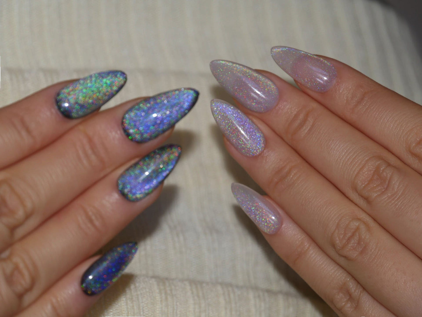15ml Rainbow Cat Eye Gel Iridescent Polar light Gel/Aurora Magnetic Velvet Glare Reflective Universal Galaxy Glow Nail Polish Gel -Makybling