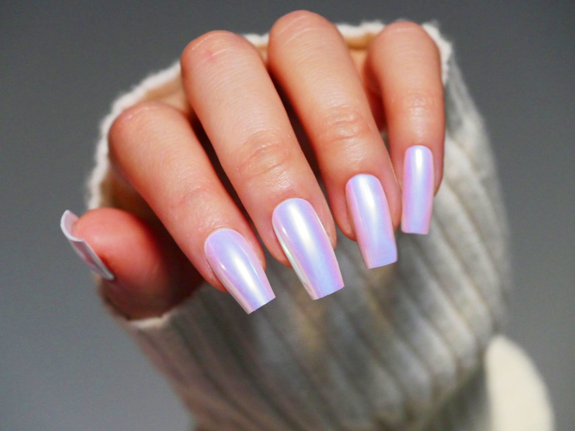 1 case Iridescent Pearlescent Chrome Nail Powder