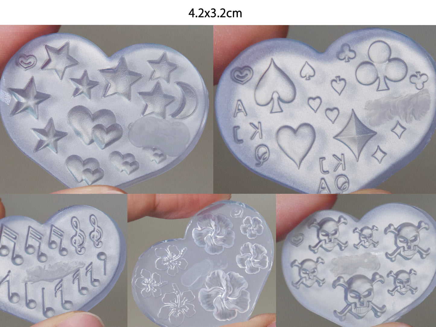 Silica Mould for Nail Art DIY Decal Design