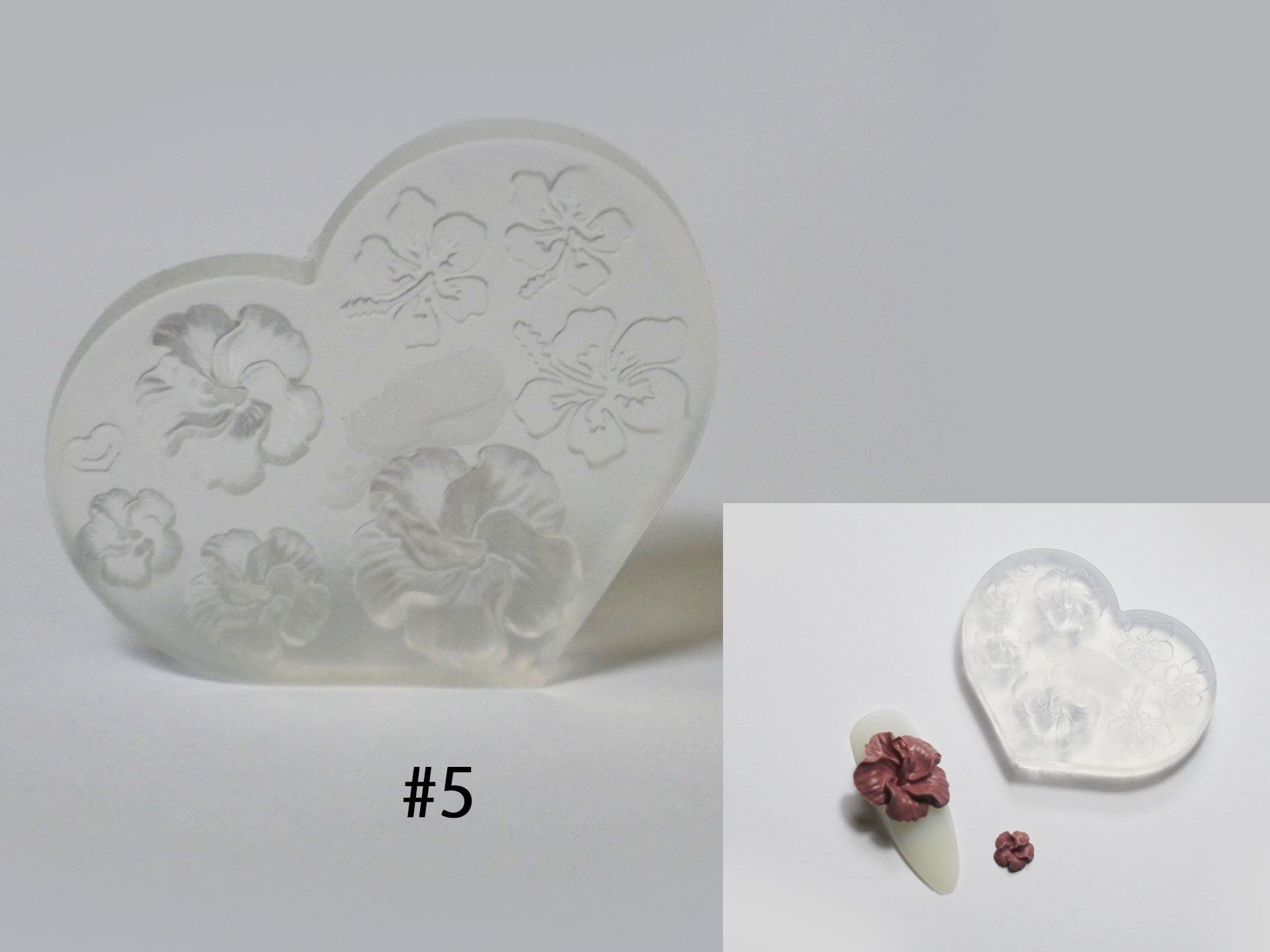 Silica Mould for Nail Art DIY Decal Design
