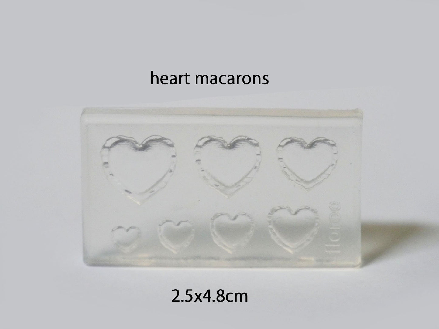Heart Macaron& Chocolate Mould for Nail Art DIY Decal Design