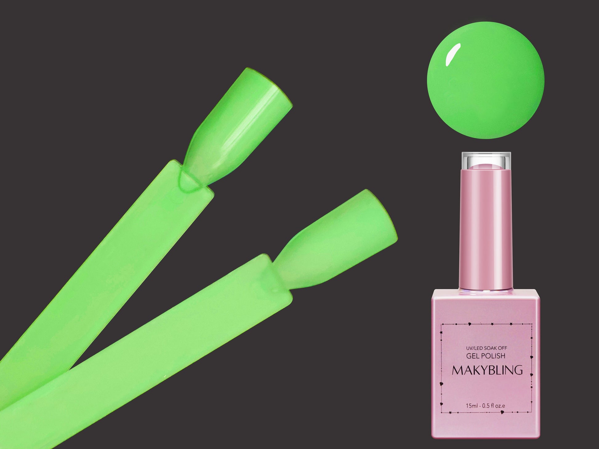 15ml Lime Apple Green Gel polish/ Creamy Bright Lawn Green Solid Summer color Nails/ Aquamarine Soak off UV/Led Gel polish Manicure Pedicure