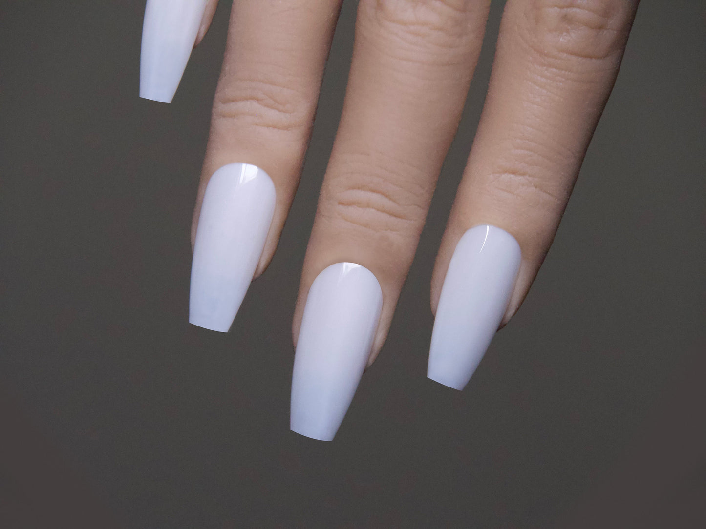 15ml Coconut Milk White Transparent Gel polish/ Translucent Jelly White Milky Semi Sheer Milk White Soak off UV/Led Gel polish- Makybling