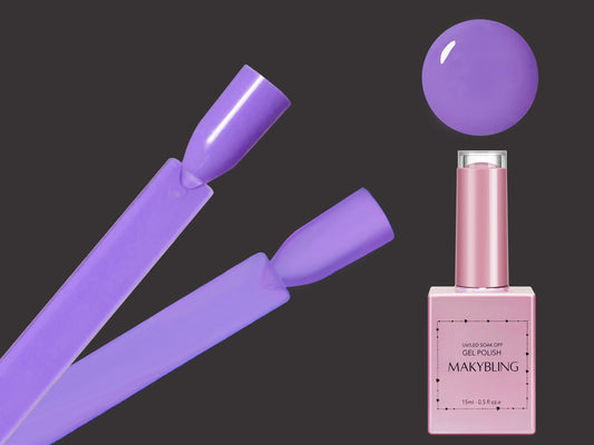 15ml Violet Purple Gel polish/ Indigo Lavender Solid color Nails/ Amethyst Grape Purple Soak off UV/Led Gel polish Manicure -  Makybling
