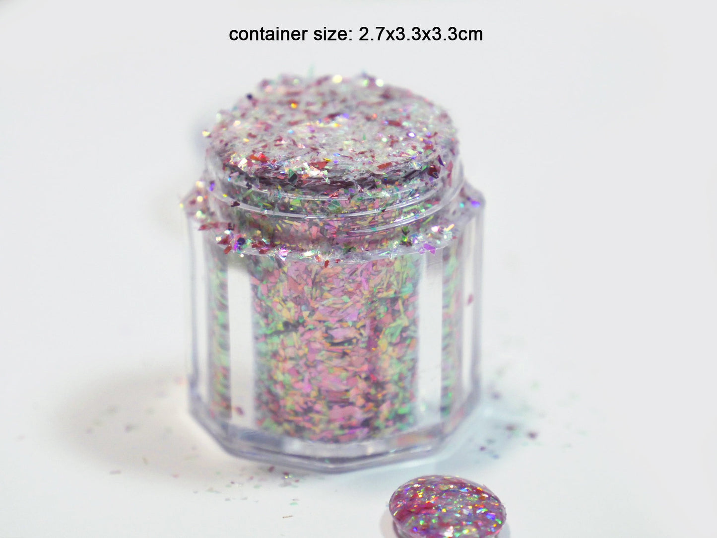 Opal Illusion Cloud Brocade Fragmentation Flakes Glitters Sequins For Nail Art/ Holographic Polarized Aurora Foils Manicure Supply