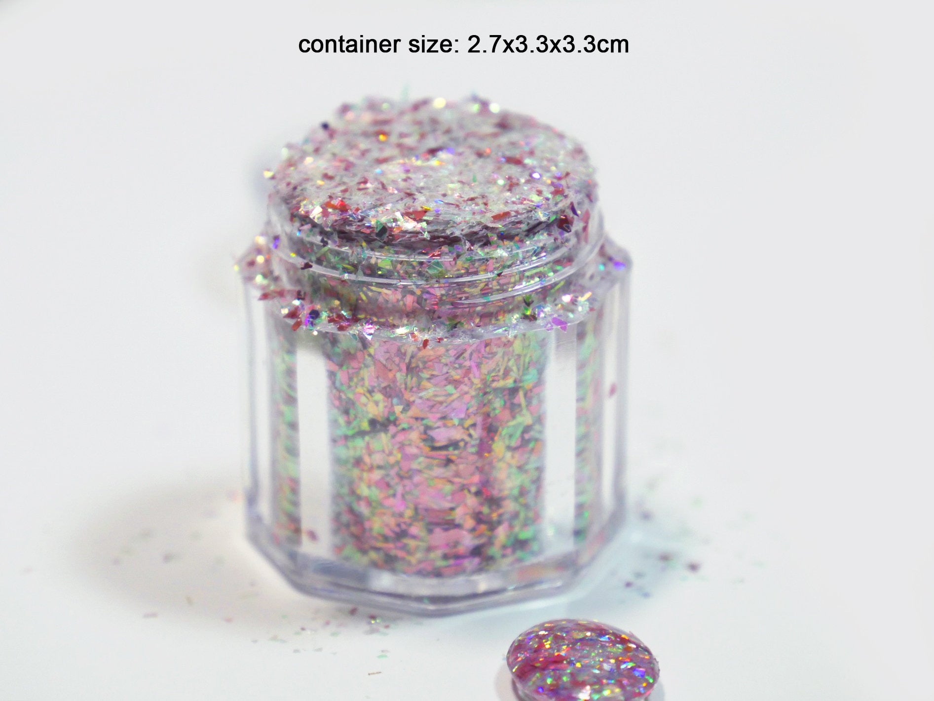 Opal Illusion Cloud Brocade Fragmentation Flakes Glitters Sequins For Nail Art/ Holographic Polarized Aurora Foils Manicure Supply