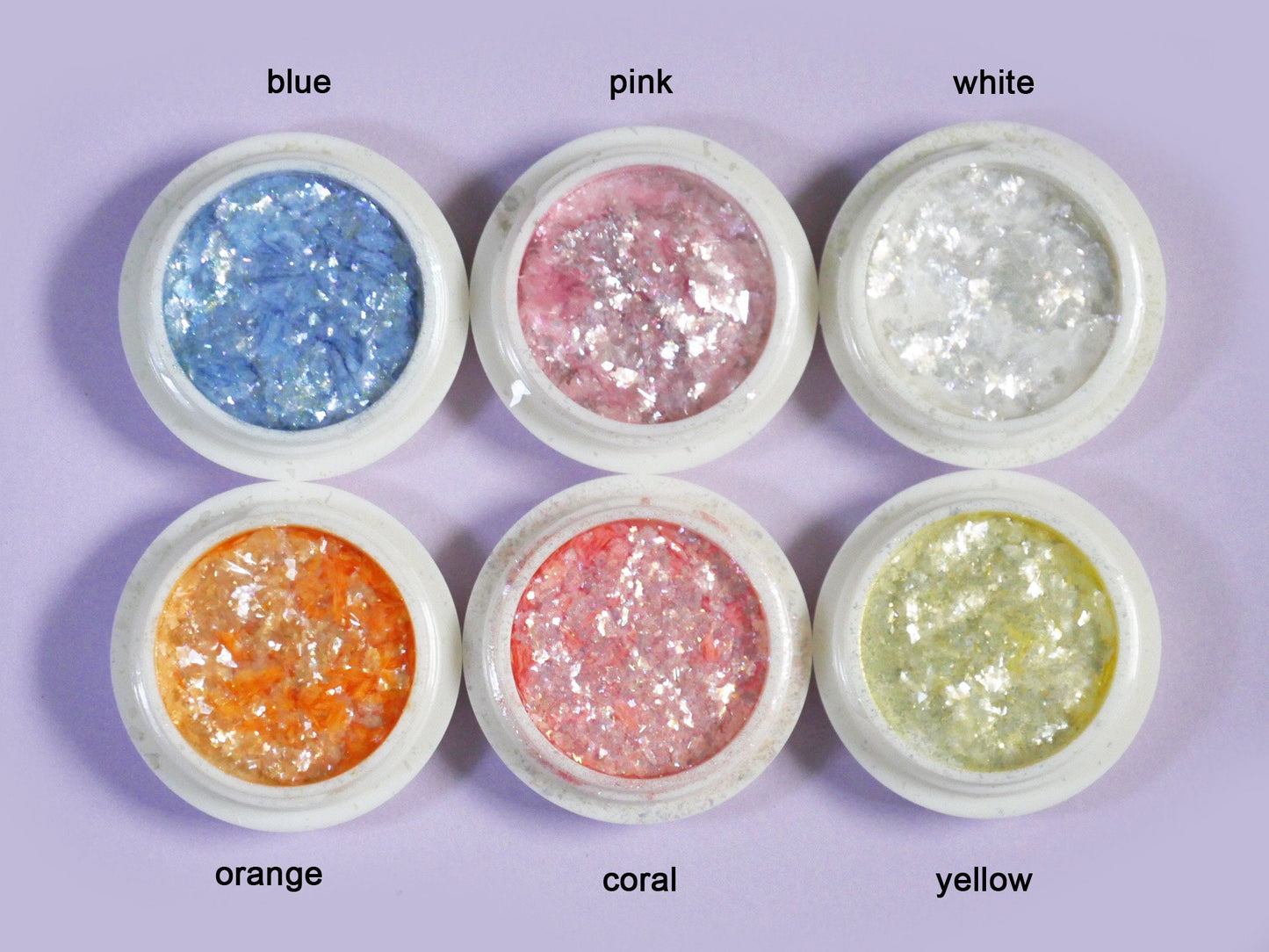 Ultra Thin Mica Chips Irregular Flashy Slice Flakes for Nail art/ Polarized Opal Nail Art glitter Crafts supply